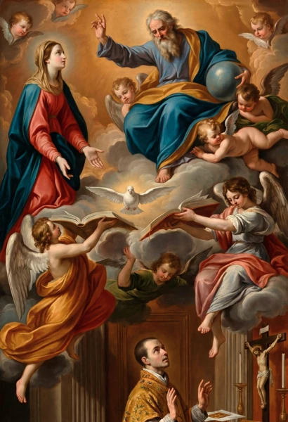 Vision During a Mass, by Belisario Corenzio